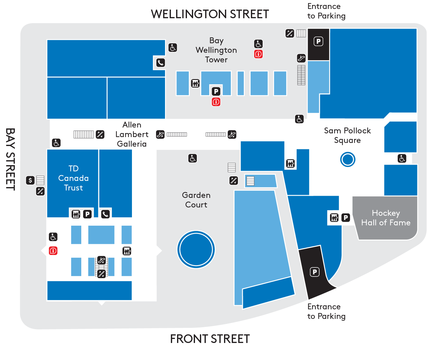 Brookfield Place Ground Floor Map